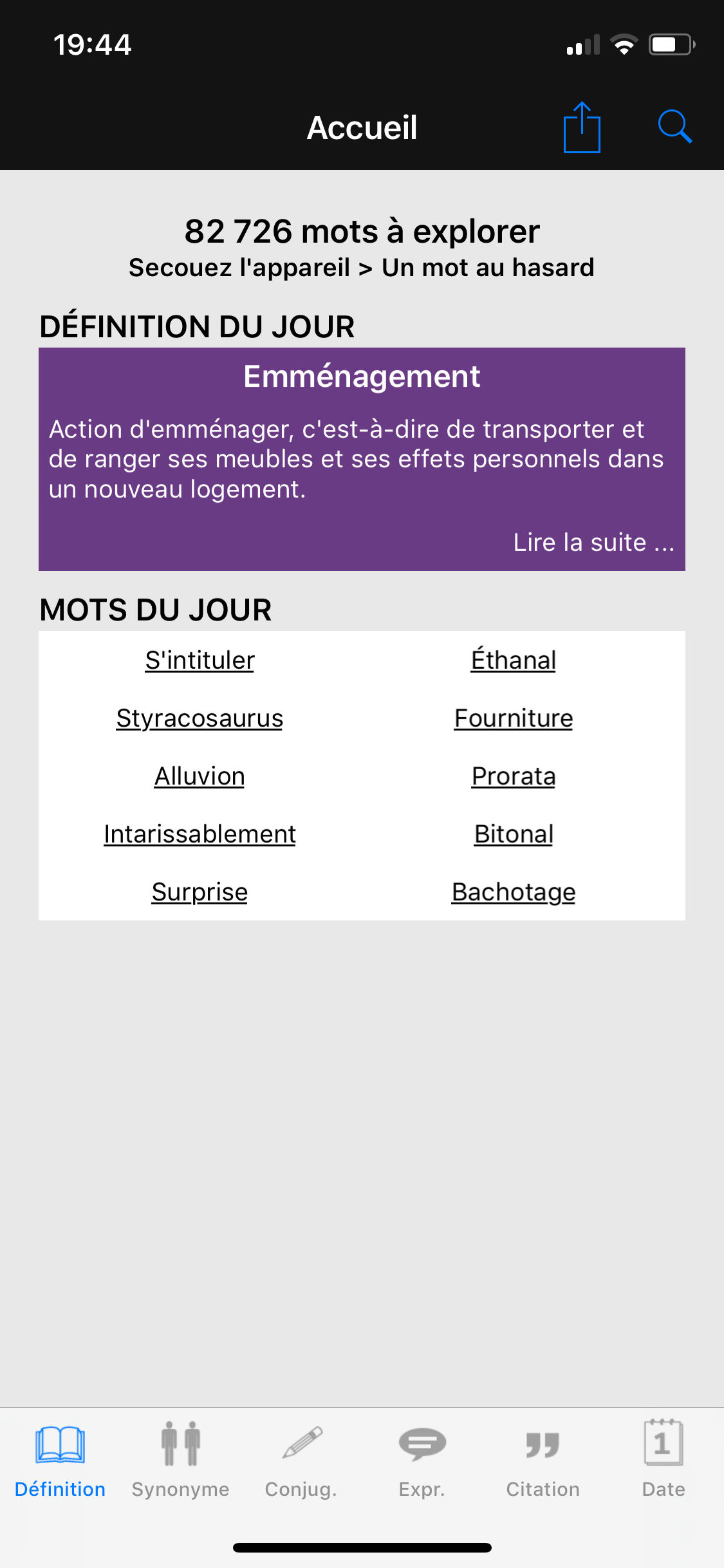 Dictionnaire Linternaute