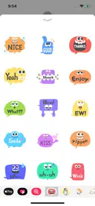 Cute Bubble Text Animated screenshot #1 for iPhone