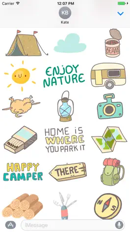 Game screenshot Go Camping - Adventure Emoji mod apk