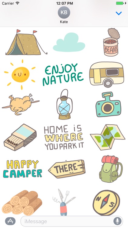 Go Camping - Adventure Emoji