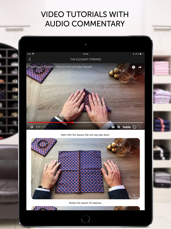 Screenshot #6 pour Pocket Square Folds