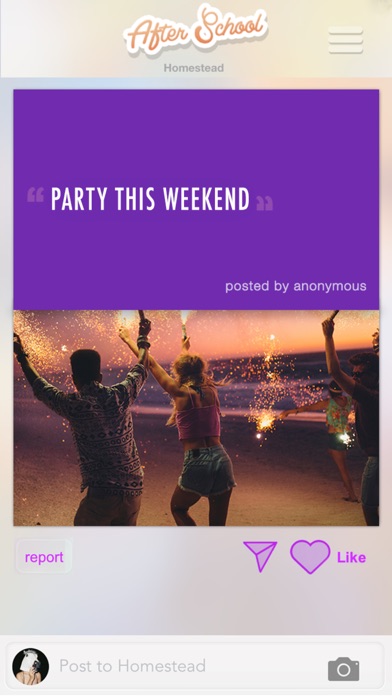Screenshots of After School - Funny Anonymous School News for iPhone