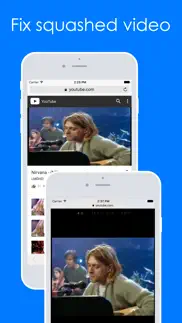 video aspect ratio for safari iphone screenshot 1