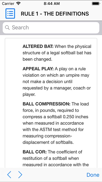 USA Softball 2018 Rulebook screenshot 2