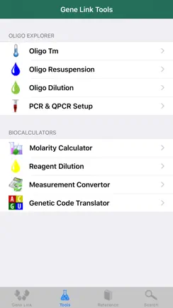 Genetic Tools from Gene Link iPhone image 2