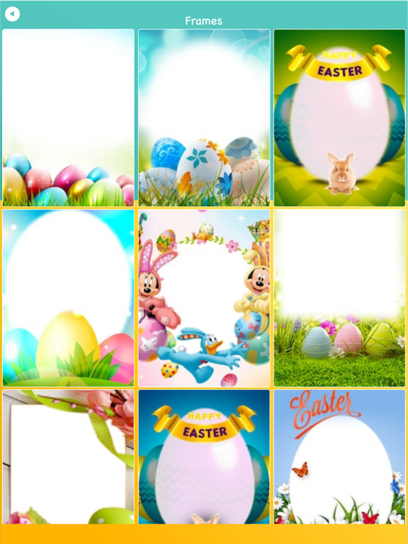 Easter Photo Frame New iPad screenshot