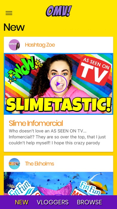 Oh My Vlog iPhone screenshot 3 - Entertainment app