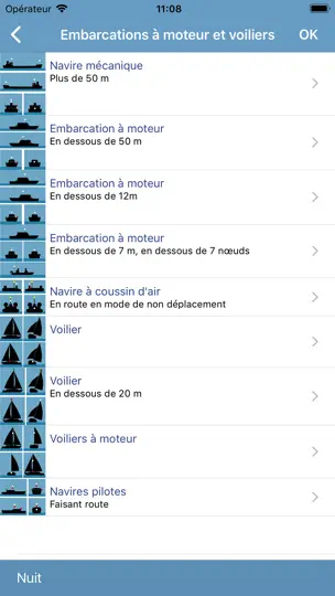 Capture d'écran de Marine R Gles & Signaux sur iPhone 3