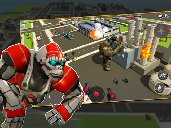 Smashy BigFoot Gorilla iPad screenshot 4 - Games app