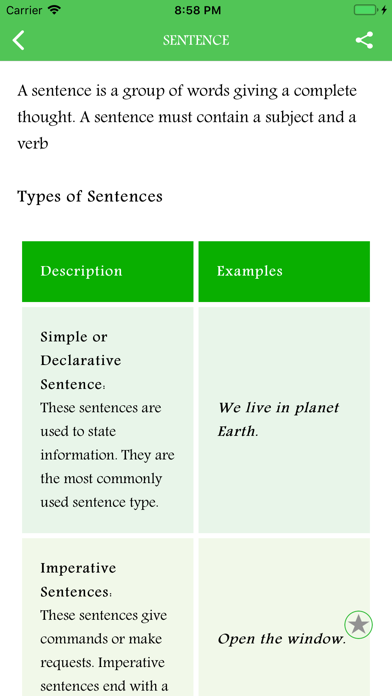 Simple English Grammar screenshot 2