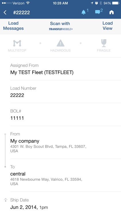 TRANSFLO Mobile+ screenshot-3