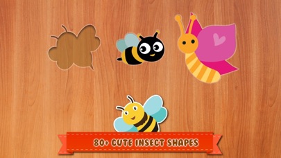 Screenshot #3 pour Fun Insect Shape Blocks Puzzle