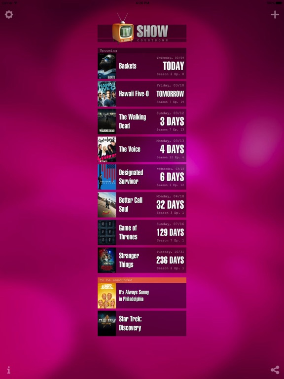 Screenshot #6 pour TV Show Manager