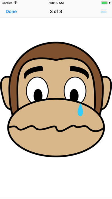 Monkey Face Emoji Stickers screenshot 4