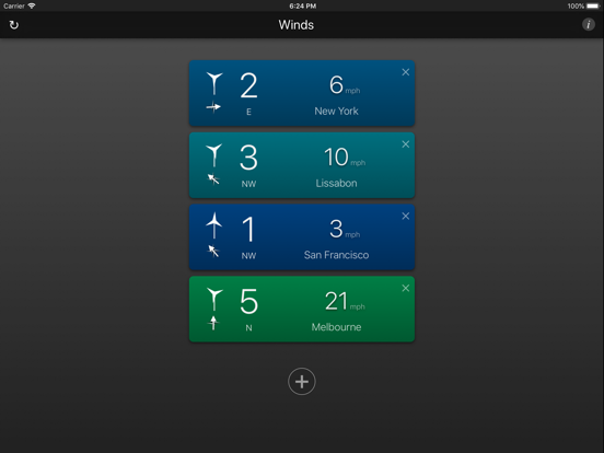 Winds App iPad screenshot 4 - Weather app