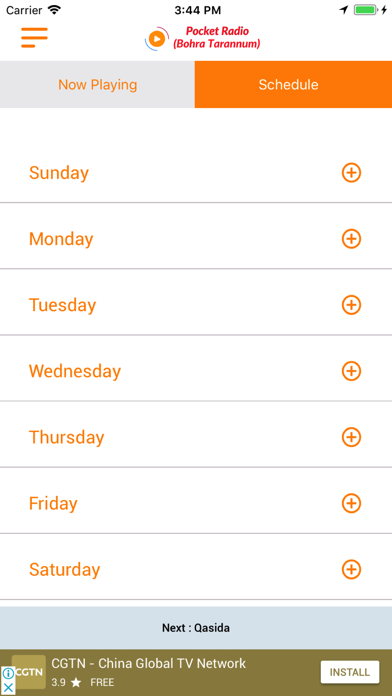 Pocket Radio (Bohra Tarannum) iPhone screenshot 4 - Music app