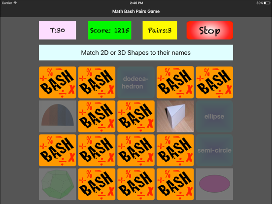 Maths Bash Secondary Free iPad screenshot