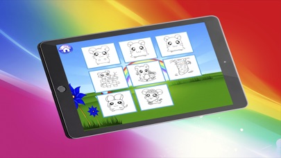 Cute Hamster Coloring Book screenshot 4