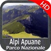 Alpi Apuane Parco Nazional HD GPS mappa Navigatore