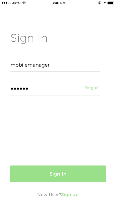 Mobile Manager App screenshot 2