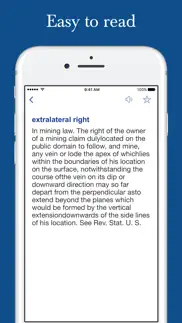 2nd edition of black's law iphone screenshot 2