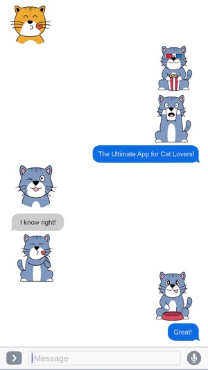 Cat Lovers Emojis and Stickers(圖4)-速報App