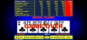 Video Poker - Casino Style screenshot #1 for iPhone