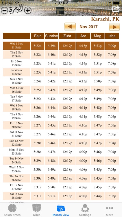 Salah Clock, Prayer & Qibla screenshot-4