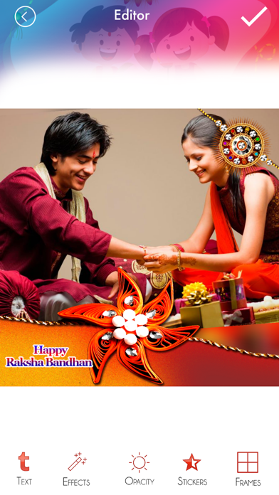 Screenshot #1 pour Raksha Bandhan Photo Frame