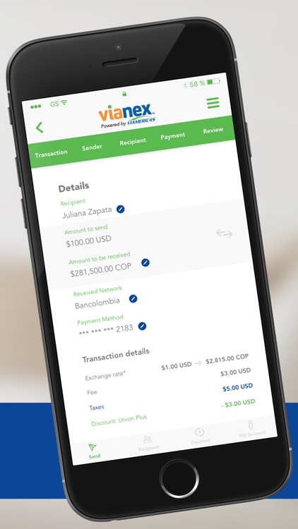 Vianex Money Transfer screenshot-4