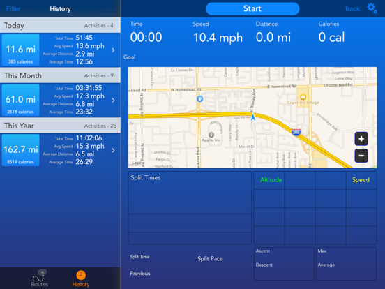 Screenshot #4 for Fitness Tracks