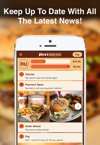 Vera's Burger Shack App screenshot 2