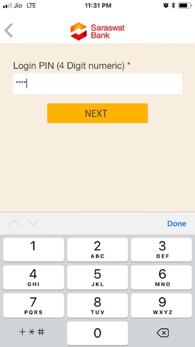 Saraswat Bank Mobile Banking Screenshot