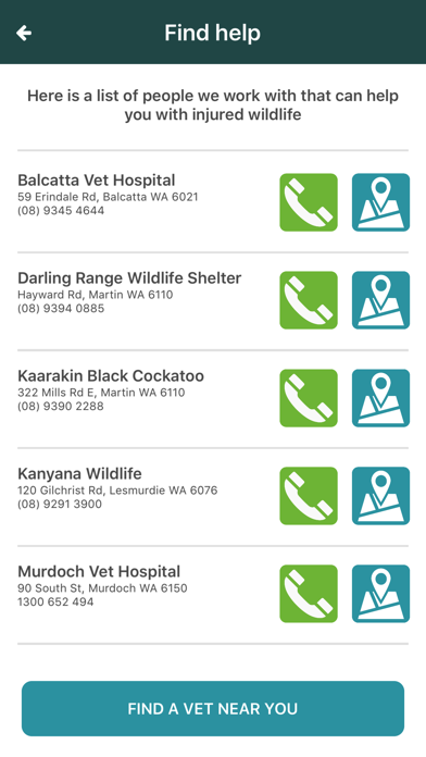 Screenshot #2 pour Wildcare Helpline