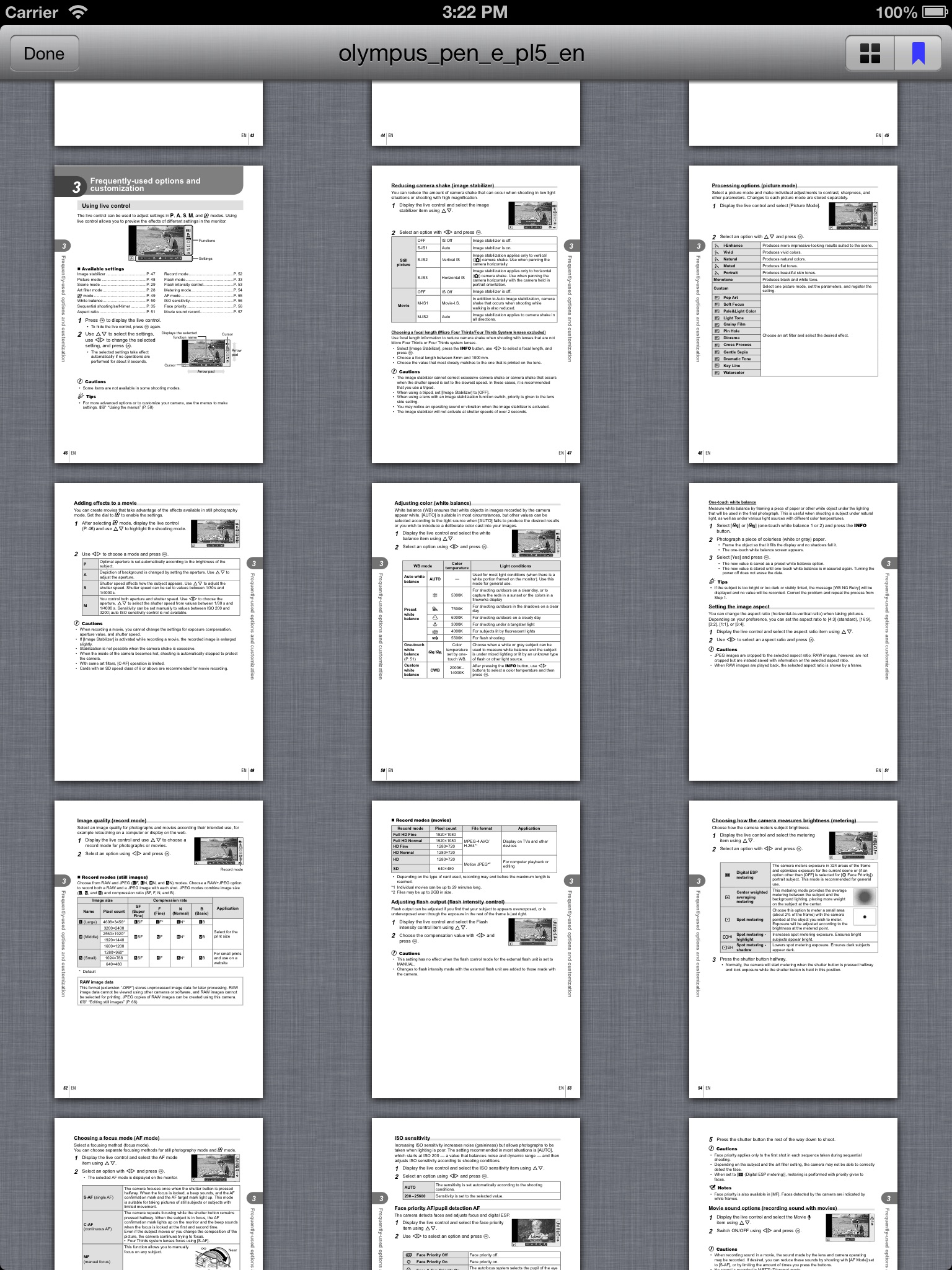 Olympus Camera Handbooks screenshot 4