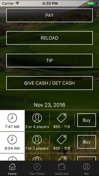 Eagle Mountain Golf Tee Times Screenshot