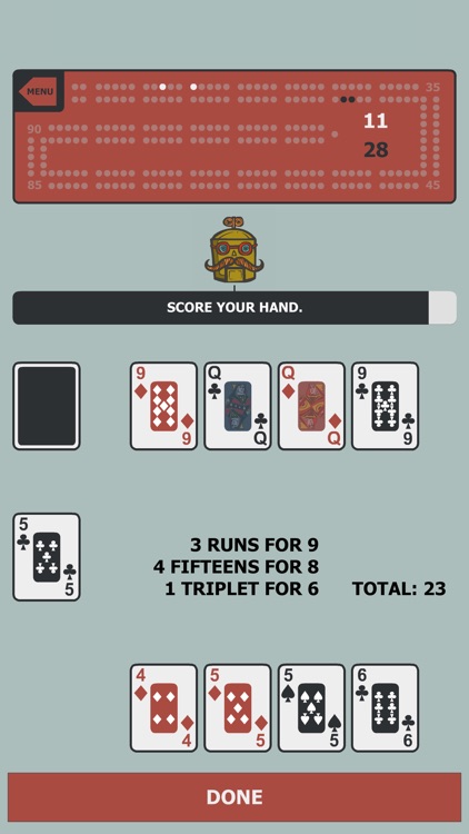 Cribbage vs Robots