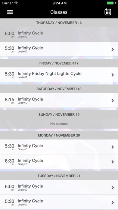 Infinity Cycling Studio screenshot 3