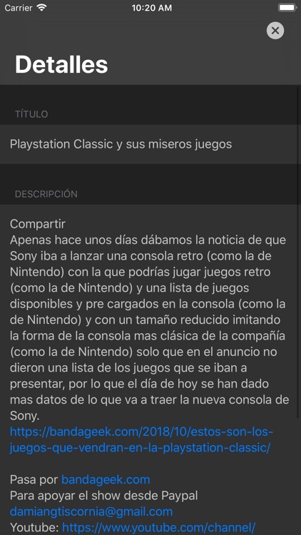 Desde la barra de Abel