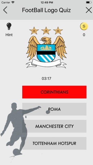 App Insights: Football club logo quiz : Guess the logo