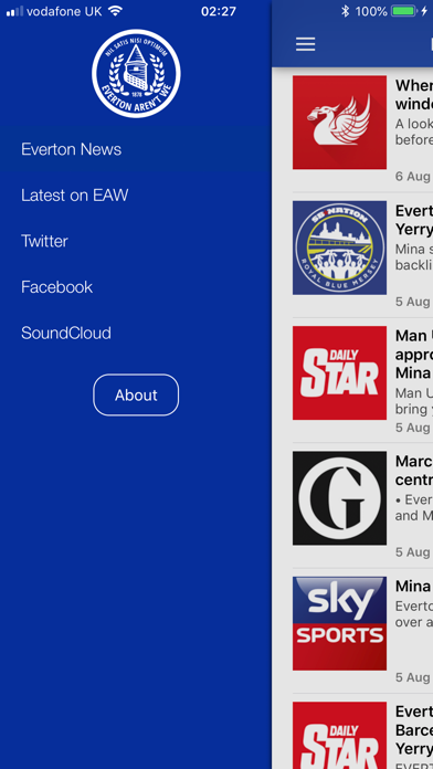 Everton Aren't We iPhone screenshot 3 - Sports app