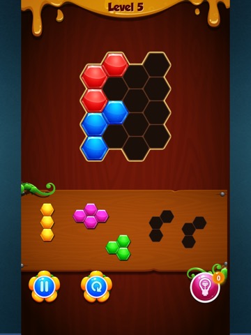 HoneyComb Puzzle - gameのおすすめ画像2