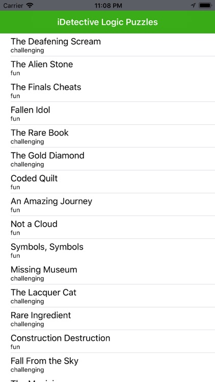 iDetective Logic Puzzles