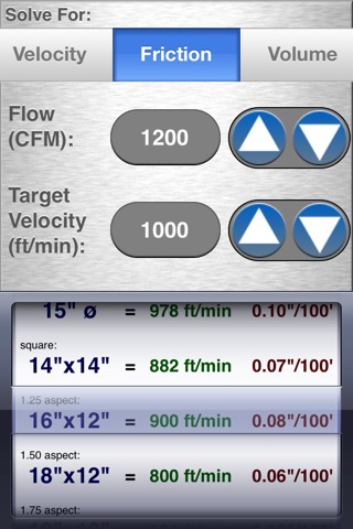 HVAC Duct Size Calculatorのおすすめ画像4