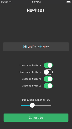 NewPass - Password Generator