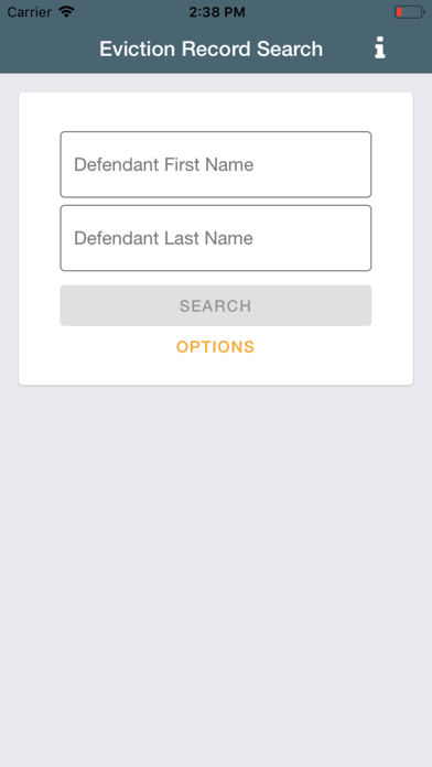Screenshot #1 pour Eviction Search