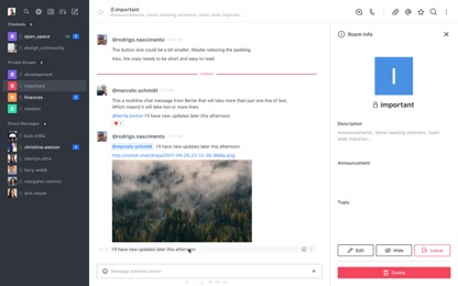 Rocket.Chat screenshot 5