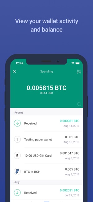 Bitpay Secure Bitcoin Wallet Im App Store - 