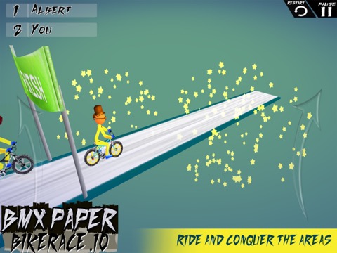 Paper BMX - Bike Race Stuntsのおすすめ画像3