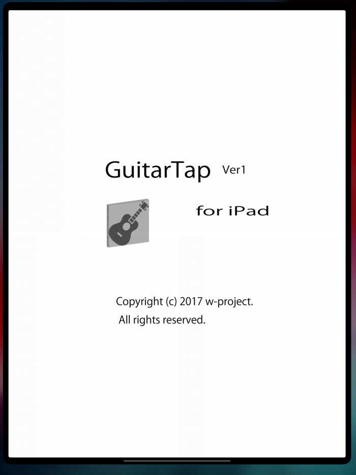 GuitarTap for iPadギターコードで作曲